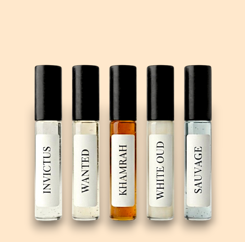 Perfume Sample Discovery Set For Him - 5 Mini Perfume Sprays (3ml Each)
