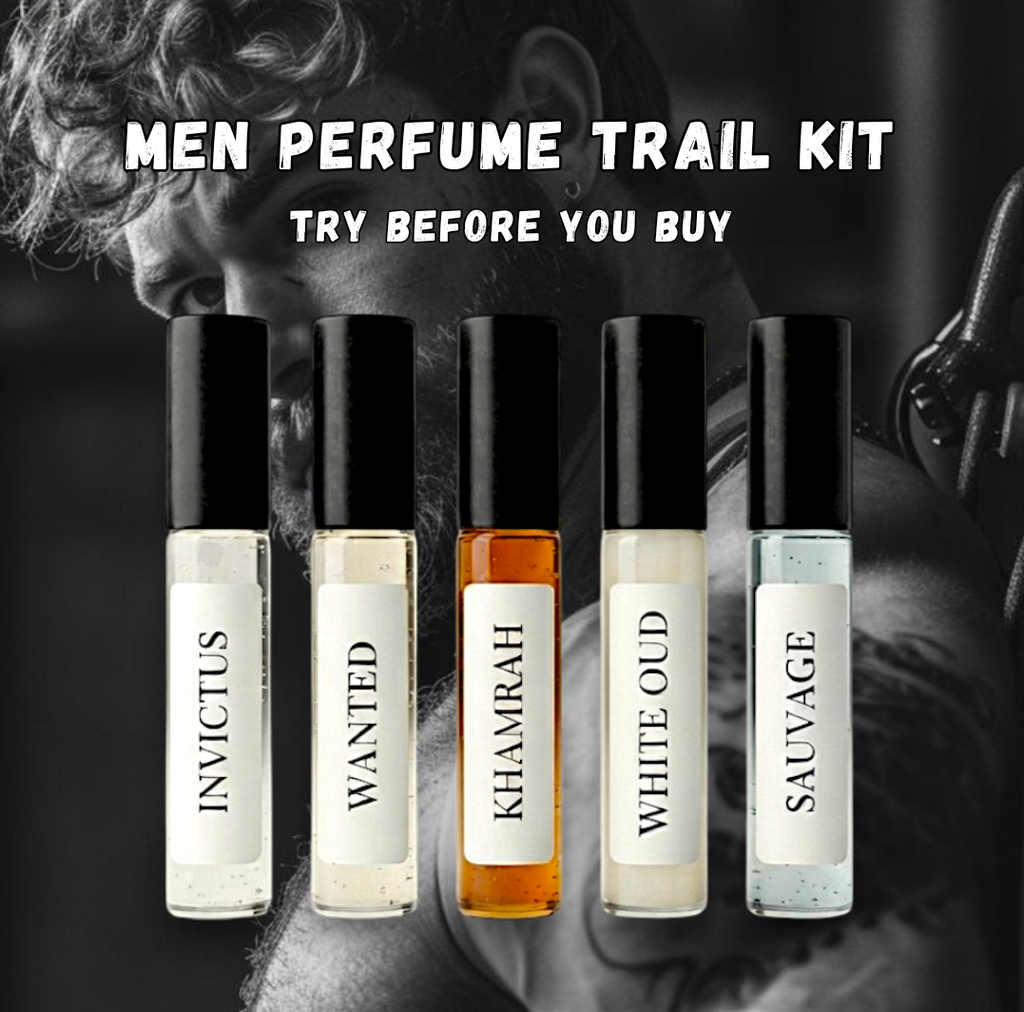 Perfume Sample Discovery Set For Him - 5 Mini Perfume Sprays (3ml Each)